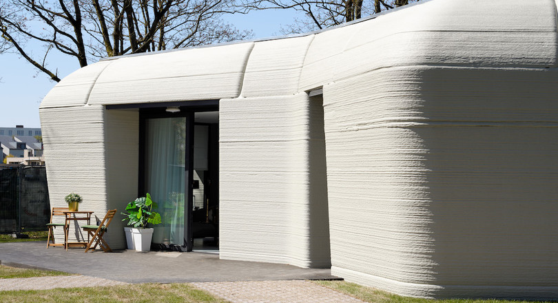 uit beton ge-3D-printe huis opgeleverd De Ingenieur