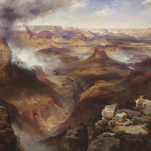 Schildering van de Grand Canyon